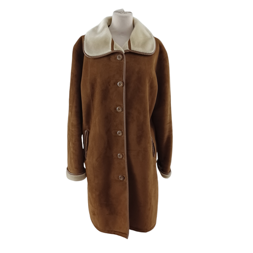 Manteau marron T46 - sans marque indique - Modalova