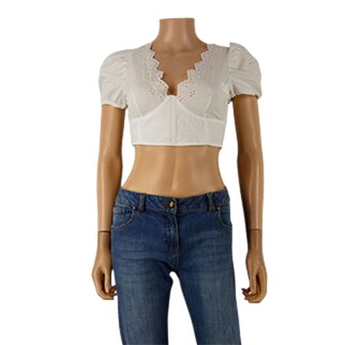 Crop top - Bershka - Taille XS - 100% coton - Modalova