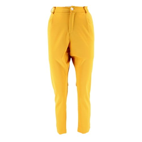 Pantalon fluide moutarde -- -L - cloothes - Modalova