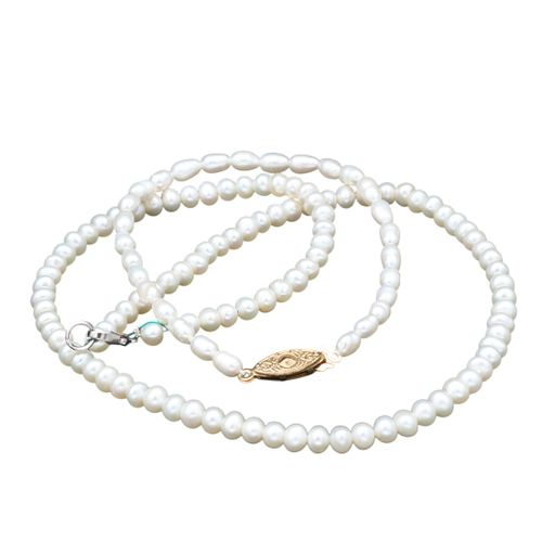 Collier bracelet en perles d'eau douce - Label Emmaus - Modalova