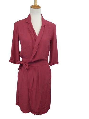 Robe ceinture  col ouvert - Taille 34/XS - comptoir des cotonniers - Modalova