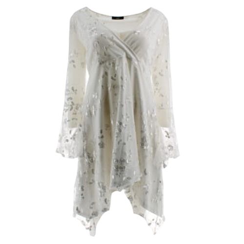 Robe blanche imprime - taille L - shein - Modalova
