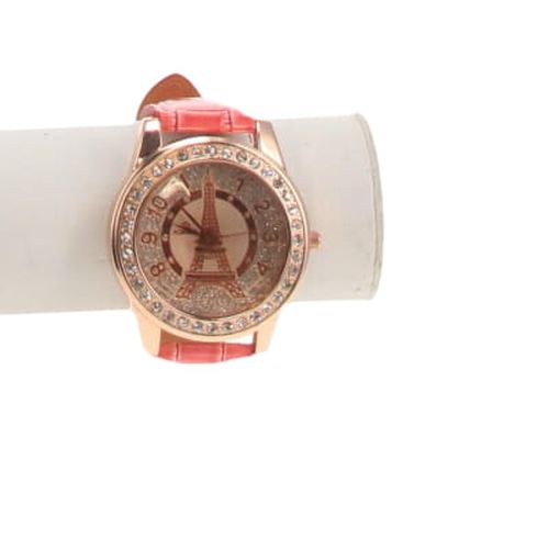 Montre et dor avec strass - Stainless Steel Back - Label Emmaus - Modalova