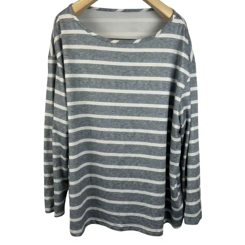 Pull curve lger  bande horizontale - Taille XL - shein - Modalova