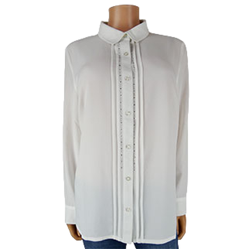 Chemise blanche avec dtails - taille 42 - Label Emmaus - Modalova