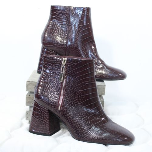 Bottine Aubergine Pointure 39 - stradivarius - Modalova