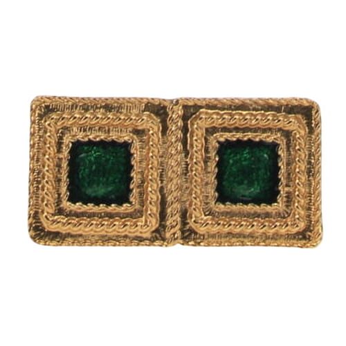 Broche à strass vert - Label Emmaus - Modalova