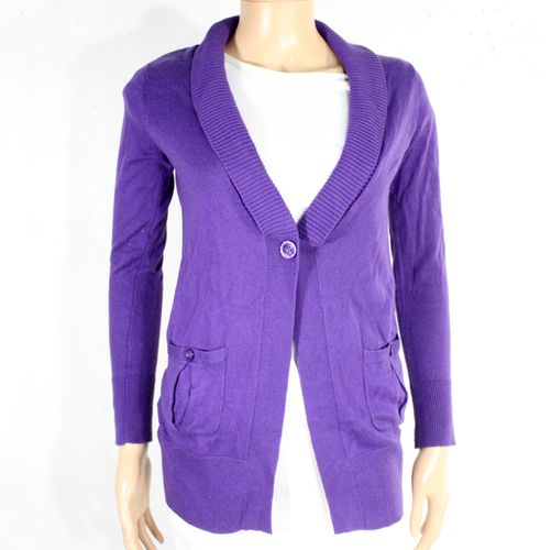 Gilet Femme Violet MANGO Taille S - mango - Modalova