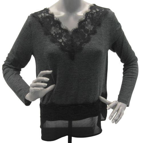 Haut fonc dentelle taille (L) - springfield - Modalova