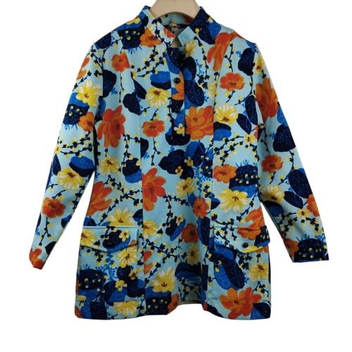 Multi couleur 100% polyester- Taille 42 - haut vintage - Modalova