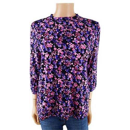 T-shirt  fleurs roses et violettes - Taille 42/44 - esmara - Modalova