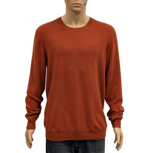 Neuf & tiquette Pull Premium T XL en maille cachemire rouille - monoprix - Modalova