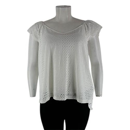 T-shirt ajour et imprim - taille 4XL - shein - Modalova