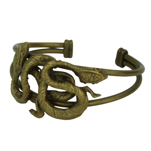 Bracelet "Serpents", laiton - Label Emmaus - Modalova