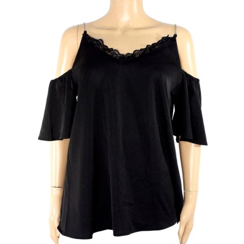 T-Shirt Femme Noir CHICME Taille L - chicme - Modalova