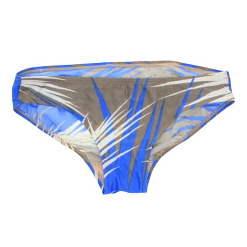 Bas de maillot de bain avec imprims bleus et kaki - Taille 44 - emprunte - Modalova