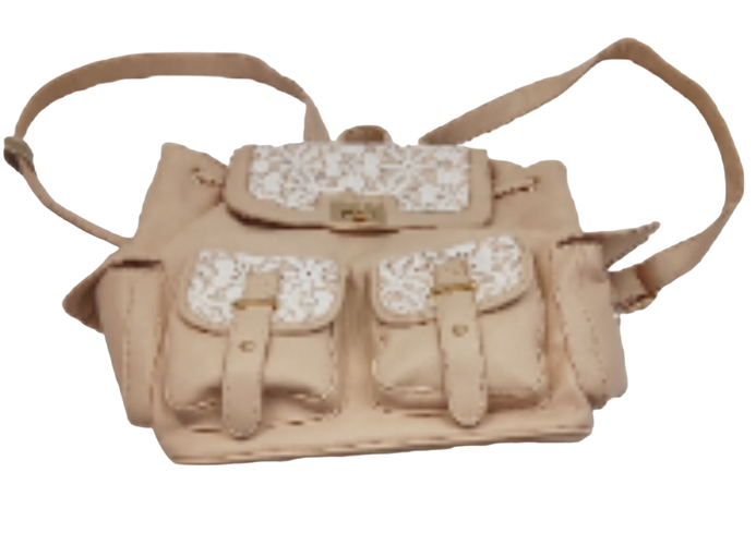 Sac  main + portefeuille en similicuir et dentelle - new look - Modalova