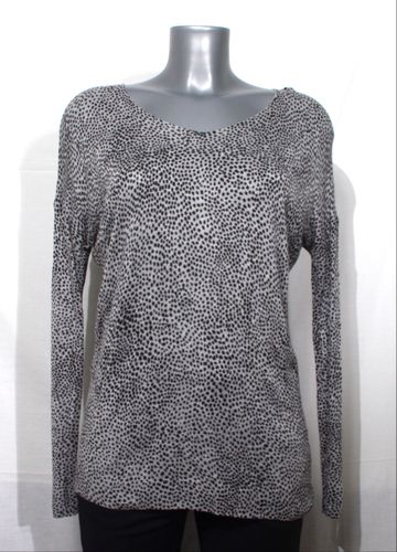 Haut - L- maille lgre, dcollet rond, esprit peau de bte - vintage dressing - Modalova