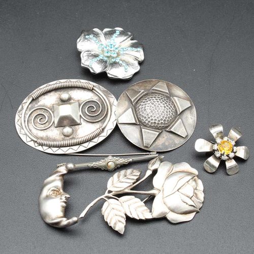 Broches en métal argenté - Label Emmaus - Modalova