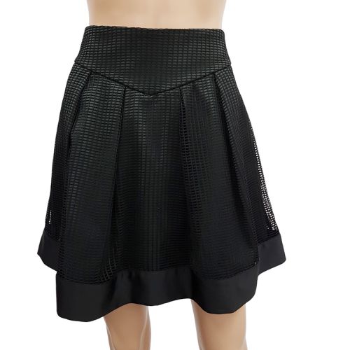 Jupe "Lara " T 36 rsille mesh noire sur satin - cop copine - Modalova