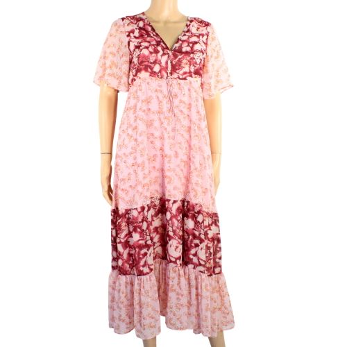 Robe Longue Fleurie Taille Estime S - Mint & Berry - Modalova