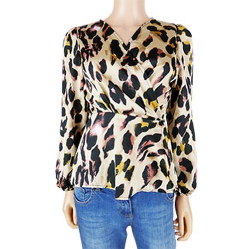 Blouse beige imprime lopard - taille S - flamant rose - Modalova