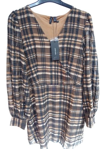 Robe légère " Nomad/Check" taille M - Vero Moda - Modalova