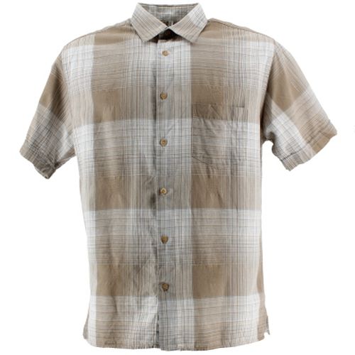 Chemise  carreaux , beige et bleu - 42 - Label Emmaus - Modalova