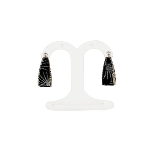 Boucles d'oreilles pailletes noires et - Label Emmaus - Modalova