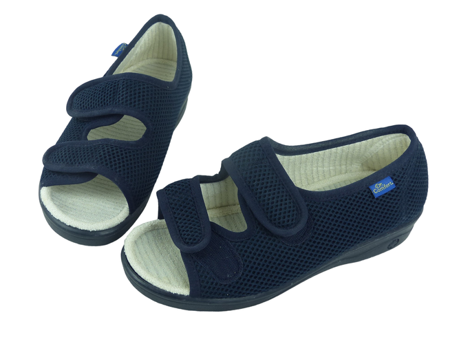 Dr. Comfort Chut New Diane Taille 39 Bleu Marine - Label Emmaus - Modalova