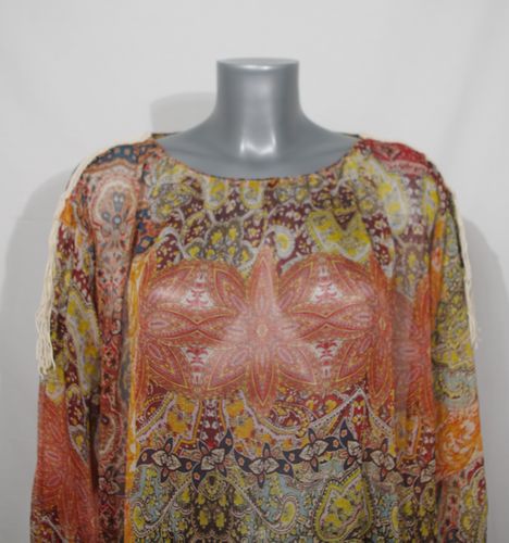 Blouse - S - fluide imprim cachemire - zara - Modalova