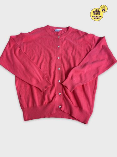 Cardigan corail vintage  - oui pro quo - Modalova