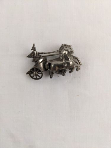 Broche en mtal argent - Label Emmaus - Modalova