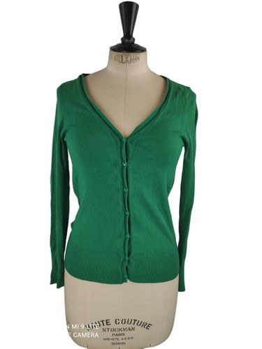 Gilet fin col V boutonné -BLANCO TRICOT - Taille M - Label Emmaus - Modalova