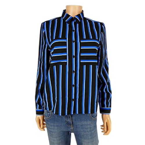 Chemisier bleu et blanc  rayures - Taille S - jennyfer - Modalova