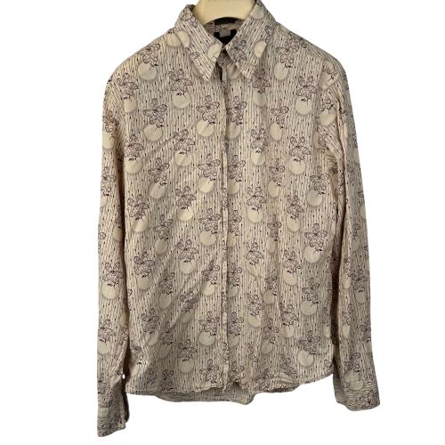 Kenzo - Chemise beige  motif floral - Taille M - kenzo homme - Modalova
