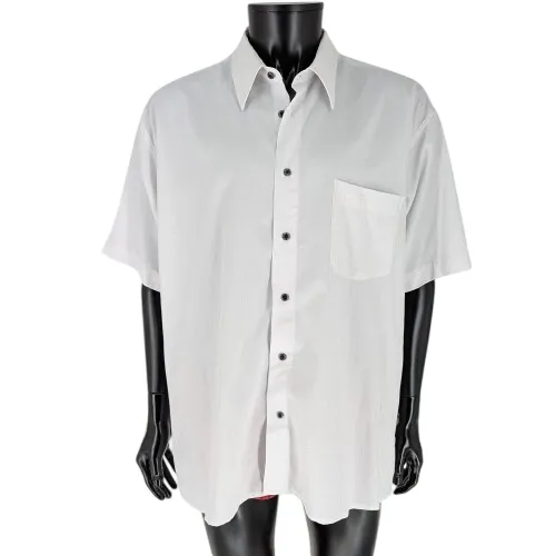 Chemise XXL manche courte textur - versace classic - Modalova