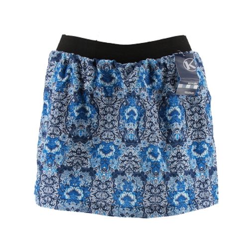 Jupe short blanche et  fleurs--Taille 42 - kiabi - Modalova