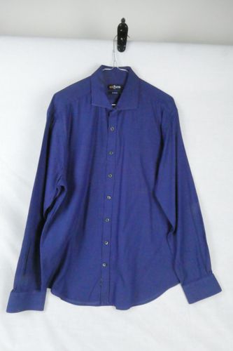 Chemise bleu marine - Taille 40 - caf coton - Modalova