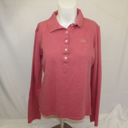 Polo manche longue rose Lacoste - Cos - Modalova