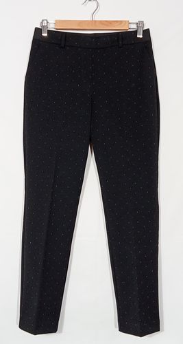 Pantalon cigarette  pois blanc - 38 - h&m - Modalova