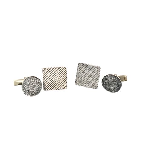 Boutons de manchette en argent - Label Emmaus - Modalova