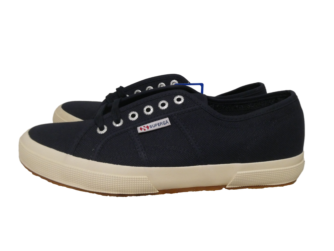 Basket 100% Coton marine - Pointure 44 - superga - Modalova