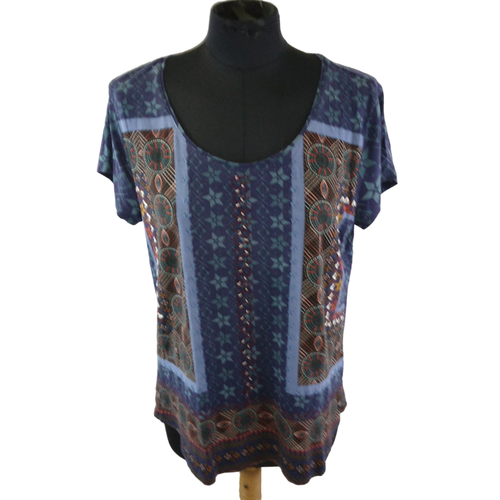 T-Shirt bleu, Desigual - L - Label Emmaus - Modalova