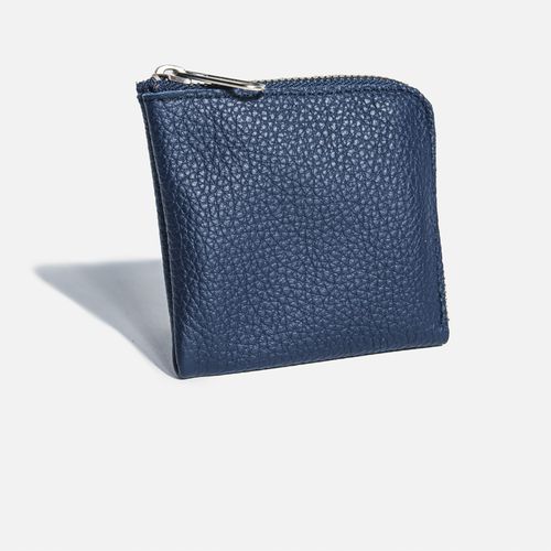 PORTEFEUILLE ZIPPY - CUIR GRAIN NUIT - jeu de matires - Modalova