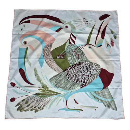 Foulard artisanal en soie  - Label Emmaus - Modalova