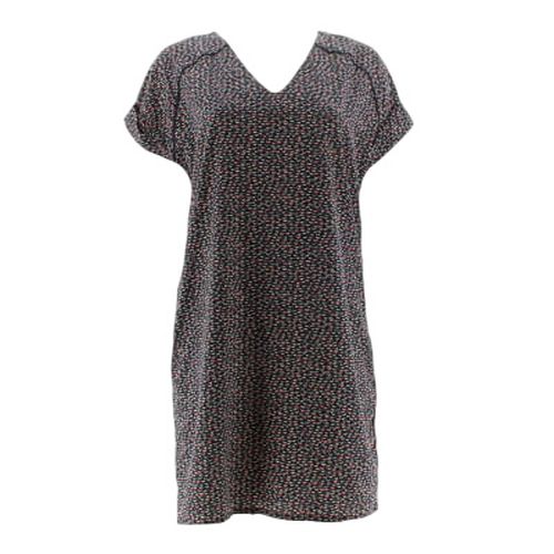 Robe marine imprime - taille 38 - promod - Modalova