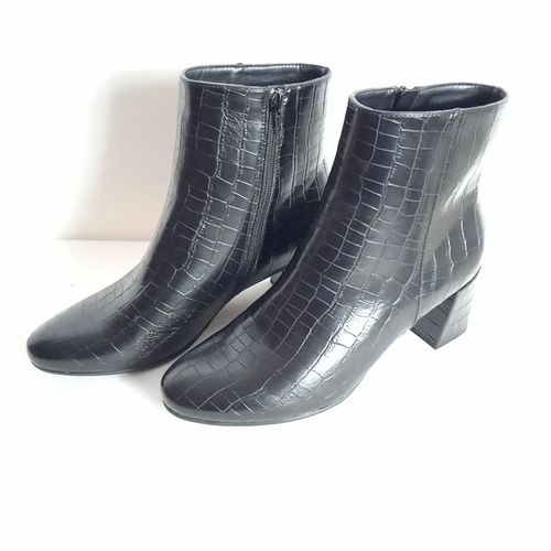 Bottines effet croco  talon, Taille: 40, Marque: In extenso - Label Emmaus - Modalova