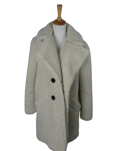 Manteau en polaire style sherpa - Taille M - zara - Modalova