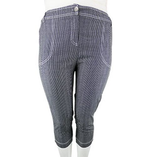 Pantacourt femme  rayures - 46 - Label Emmaus - Modalova